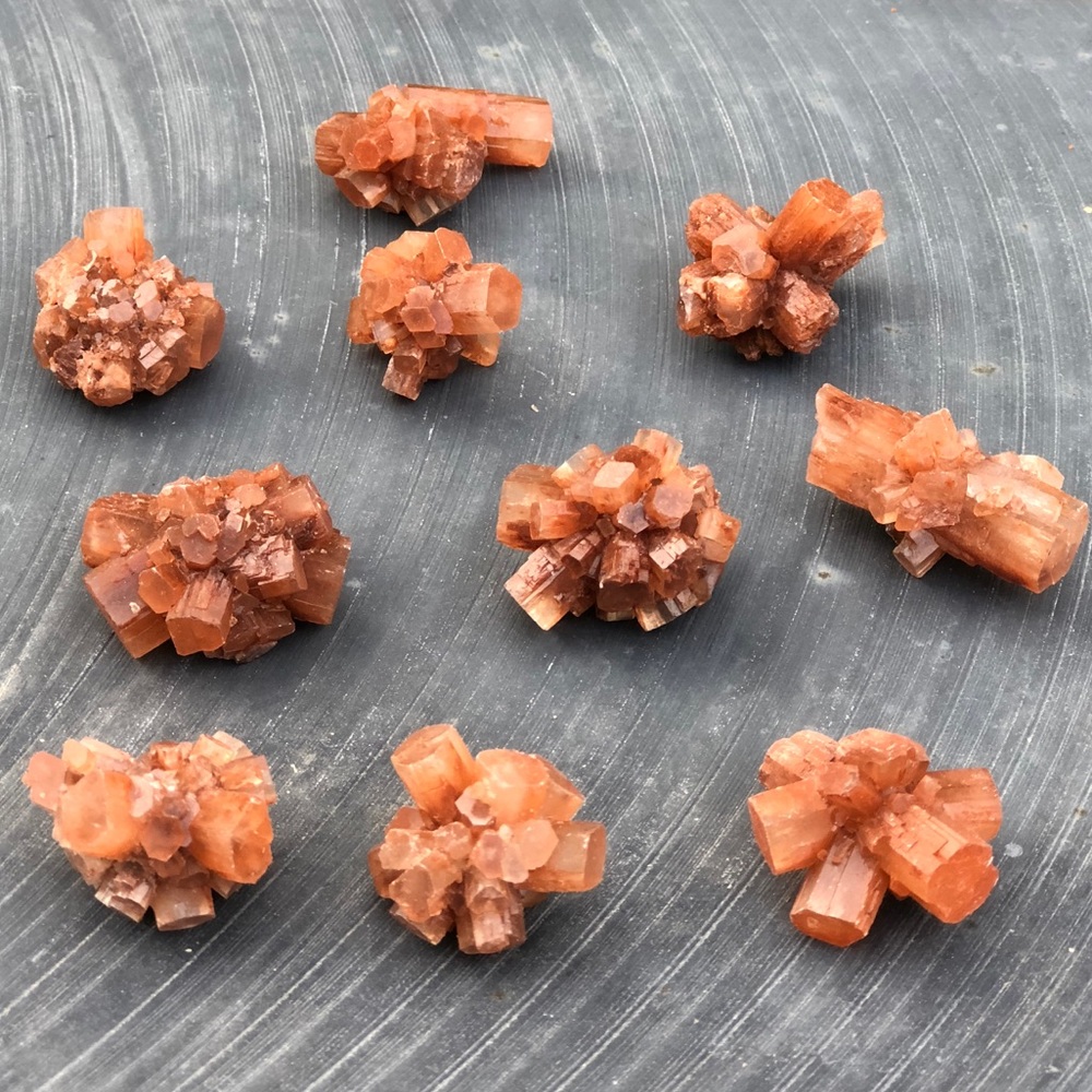 2 Aragonite Gemstones, crystals, Crystal decor